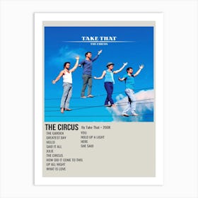 The Circus By Take That 2008 Poster 1 Art Print