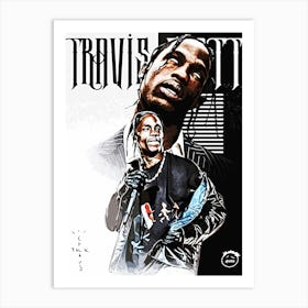 Travis Scott 43 Art Print