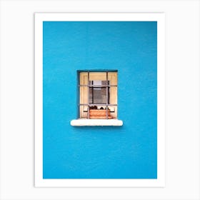 Window In A Blue House Art Print