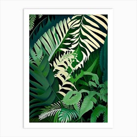 Fragrant Fern Vibrant Art Print