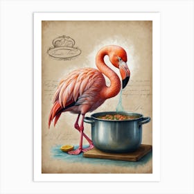 Flamingo 12 Art Print