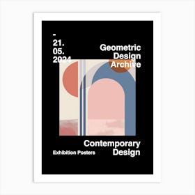 Geometric Design Archive Poster 19 Art Print