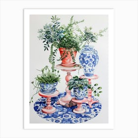 Chinese Pots Art Print