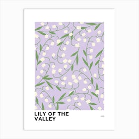 Lily Of The Valley May Birth Flower Art Print