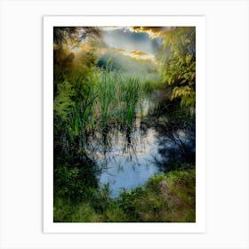 The Lake 5 Art Print