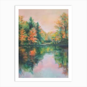 Autumn Pond 4 Art Print