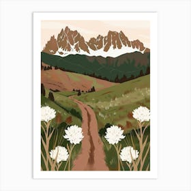 Road In The Mountains 5 Art Print