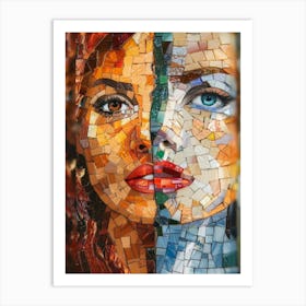 Mosaic Art 7 Art Print