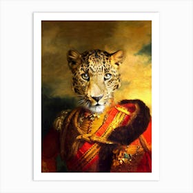 Leopard Levi The Great Pet Portraits Art Print
