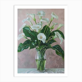 A World Of Flowers Calla Lily 3 Painting Art Print