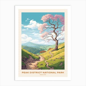 Peak District National Park England 1 Hike Poster Art Print