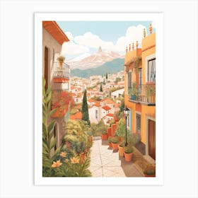 Tenerife Spain 3 Illustration Art Print