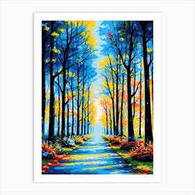 Road In The Forest Art Print