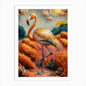 Flamingo 22 Art Print