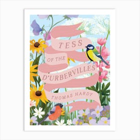 Book Cover - Tess Of The d'Urbevilles by Thomas Hardy Art Print