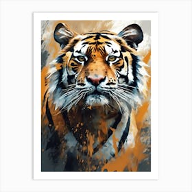 Tiger’s Majesty: A Glimpse into the Wild Art Print