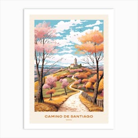 Camino De Santiago Spain 1 Hike Poster Art Print