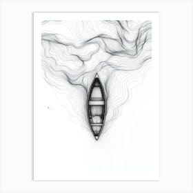 Boat In The Water Art Print