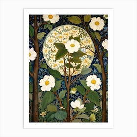 William Morris Moonlight In The Woods 12 Art Print