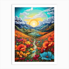 Poppies 15 Art Print