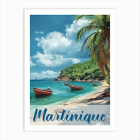 Caribbean Island Martinique Poster Art Print