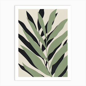 Floral and tropical botanical 15 Art Print