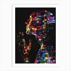 Abstract Of A Woman 27 Art Print