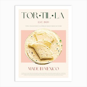 Tortilla Mid Century Art Print