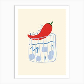 Spicy Girl Art Print