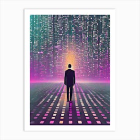 Satoshi Nakamoto Art Print