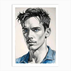 Jonathan Rhys-Meyers Art Print