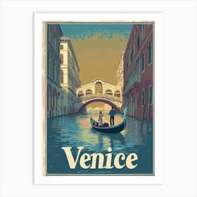 Aihrgdesign A Mid Century Modern Travel Poster For Venice Sho Cacebd19 F2ad 4ce7 Ade6 684a60218035 3 Art Print