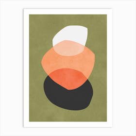 Expressive geometric harmony 2 Art Print