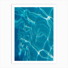 Turquoise Blue Pool  Art Print