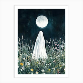 Ghost In The Meadow Art Print