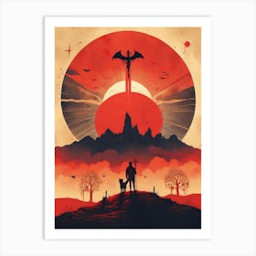 Lord Of The Rings 2 Art Print