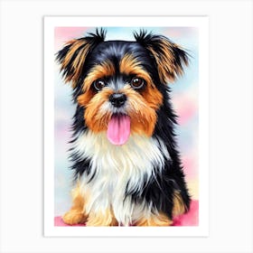 Affenpinscher Watercolour 5 Dog Art Print