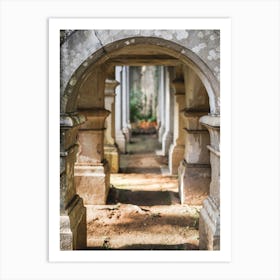 Arched Passageway Art Print