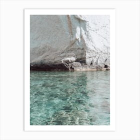 Aqua Reflections, Milos 1 Art Print