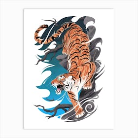 Tiger Spirit Art Print