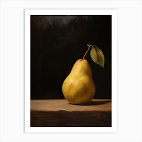 Pear Still Life Painting Art Print