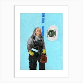 Opportunity In Overalls Art Print