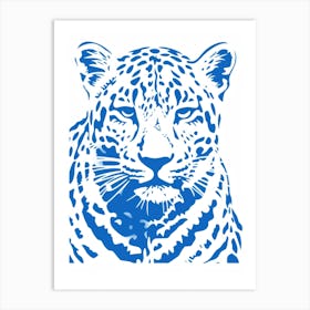 Leopard Head Art Print