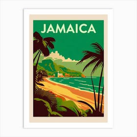 Jamaica Vintage Travel Poster Art Print