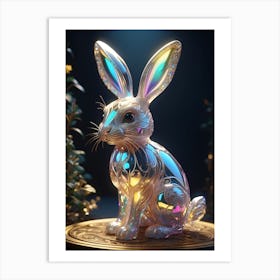 Rabbit 3d Art Print