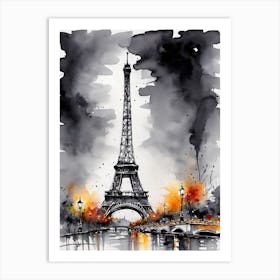 Paris Eiffel Tower Art Print