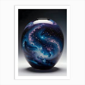 Galaxy Vase 1 Art Print