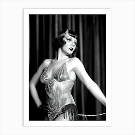 1920's Burlesque Dancer ~Reimagined 112 Art Print