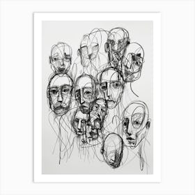 Strangers Art Print