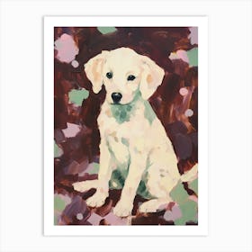 A Poodle Dog Painting, Impressionist 3 Art Print